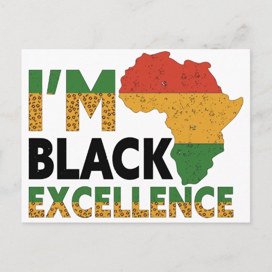 Melanin King Queen Sista Bruh Postkarte (Vorderseite)