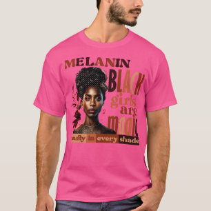 Melanin Königin der Schwarzen Geschichte T-Shirt
