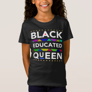 Melanin-Königin - schwarzer T-Shirt