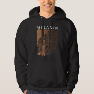 Melanin-Königin-T-Shirt Afrikanisch Amerikanisch S Hoodie