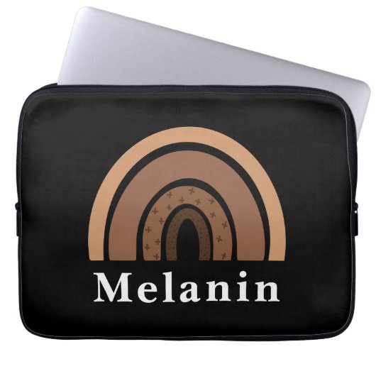 Melanin Laptopschutzhülle (Vorderseite)