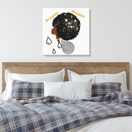Melanin Leinwanddruck (Insitu (Schlafzimmer))