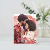 Melanin-Liebe Postkarte (Stehend Vorderseite)