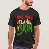 Melanin Liebe  T-Shirt (Vorderseite)