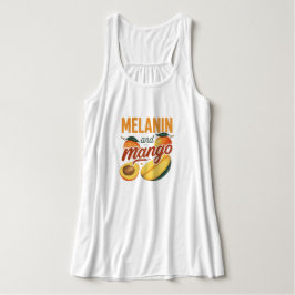 "Melanin & Mango" Schwarzes Erbe Sommer Tanktop