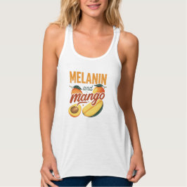 "Melanin & Mango" Schwarzes Erbe Sommer Tanktop