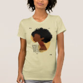 Melanin Meditation Motivation T-Shirt (Vorderseite)