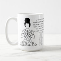 Melanin Meditation Motivierend Zitat Kaffee Tasse
