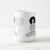 Melanin Meditation Motivierend Zitat Kaffee Tasse (Mittel)