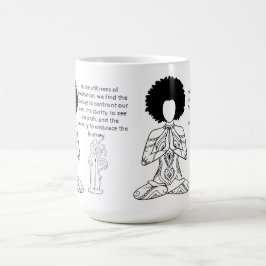 Melanin Meditation Motivierend Zitat Kaffeetasse