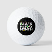Melanin Men Girls & Boys Golfball (Vorderseite)