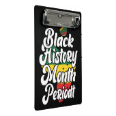 Melanin Men Girls & Boys Mini Klemmbrett (Schrägansicht)