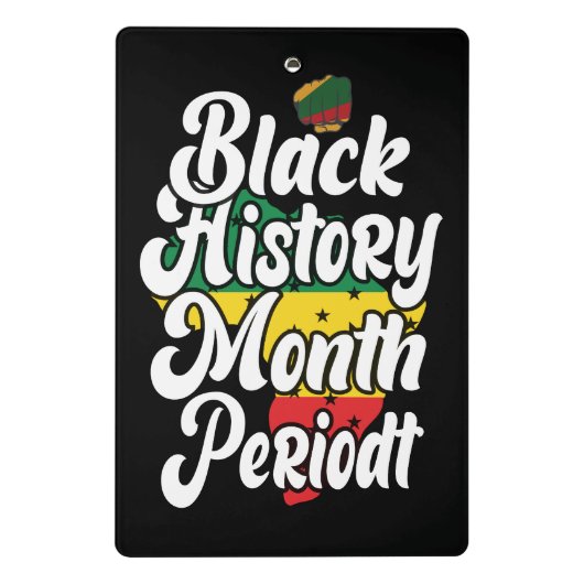 Melanin Men Girls & Boys Mini Klemmbrett (Rückseite)