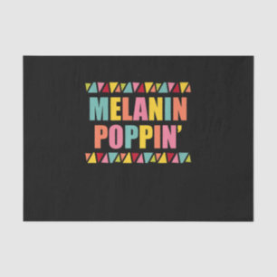 Melanin Poppin Hip Hop Dance Black Pride Seidenpapier