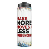 Melanin-Poppin-Liebe Thermosbecher (Vorderseite)