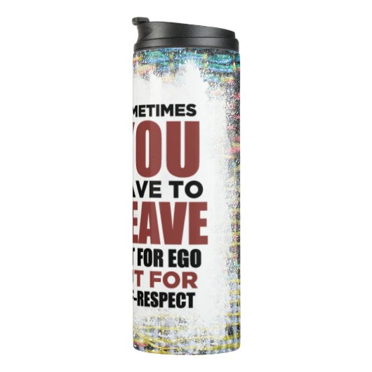 Melanin-Poppin-Liebe Thermosbecher (Nach rechts gedreht)