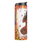 Melanin-Poppin-Liebe Thermosbecher (Nach links gedreht)