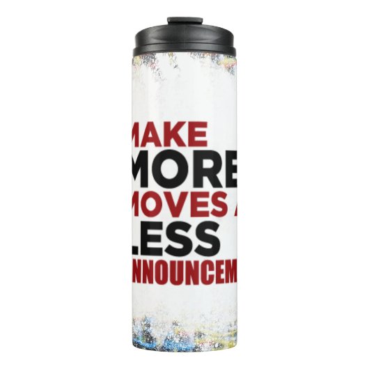 Melanin-Poppin-Liebe Thermosbecher (Vorderseite)