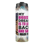 Melanin-Poppin-Liebe Thermosbecher (Vorderseite)