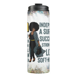 Melanin-Poppin-Liebe Thermosbecher