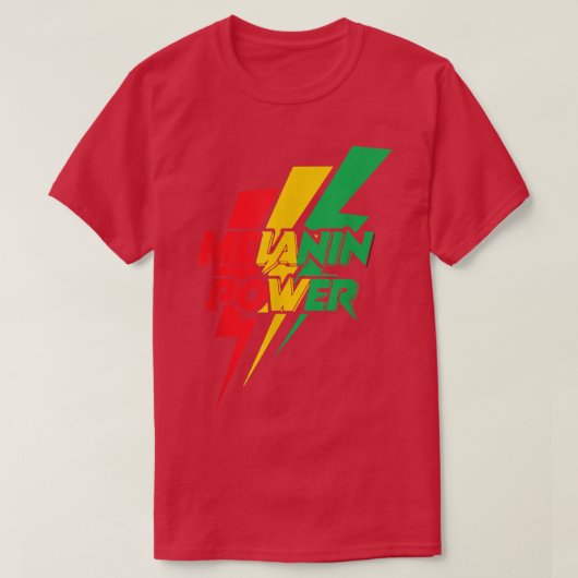 Melanin Power im Juni 1865 T-Shirt (Design vorne)