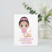 Melanin Princess trainiert, Königin der Ballerina  Postkarte (Stehend Vorderseite)