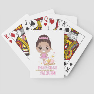 Melanin Princess trainiert, Königin der Ballerina Spielkarten