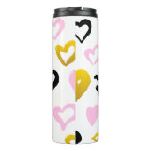 Melanin Princess trainiert, Queen Lilibet Geschenk Thermosbecher (Rückseite)