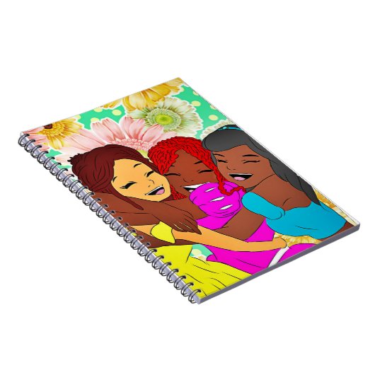 Melanin-Prinzessin Notebook Notizblock (Rechte Seite)