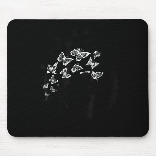 Melanin Queen African American Strong Black Natura Mousepad (Vorne)
