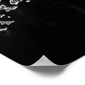 Melanin Queen African American Strong Black Natura Poster (Ecke)