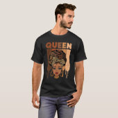 Melanin Queen African American Strong Black Natura T-Shirt (Vorne ganz)