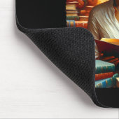 Melanin Queen Afro Womeneducated Reading Book Blac Mousepad (Ecke)
