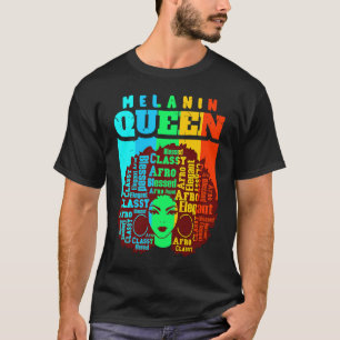 Melanin Queen Niedlich Black Women Sista Schwester T-Shirt