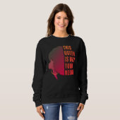Melanin Queen NOT YOUR NEGRO Afro Sweatshirt (Vorne ganz)