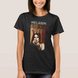 Melanin Queen T-Shirt African American Strong Blac