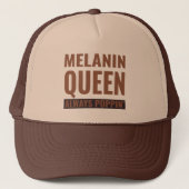 Melanin Queen Truckerkappe (Vorderseite)
