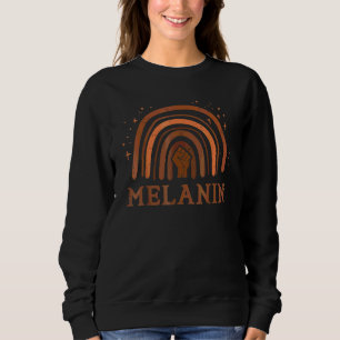 Melanin Rainbow Black History African American Pri Sweatshirt