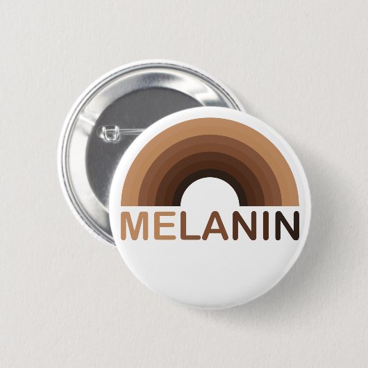 Melanin Rainbow Shades Button (Vorne & Hinten)