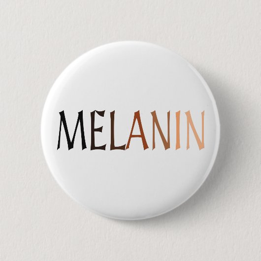 MELANIN Schwarz-Schatten Button (Vorderseite)