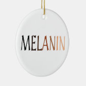 MELANIN Schwarz-Schatten Keramik Ornament (Rechts)