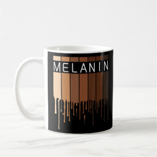Melanin Schwarzafrikanischer Schwarzdrippin Melani Kaffeetasse