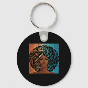 Melanin Schwarze Mädchen Magie Afro Geschenke Mela Schlüsselanhänger