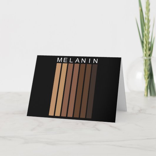 Melanin Shades Faltkarte Karte (Vorderseite)