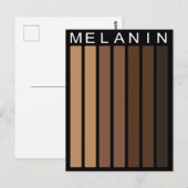 Melanin Shades Postkarte (Vorne/Hinten)