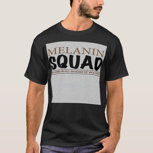 Melanin Squad Vintag anatomisch - T-Shirt (Vorderseite)