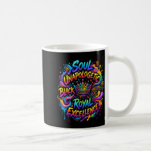 Melanin Stolz schwarze Geschichte Juneteenth Freih Kaffeetasse