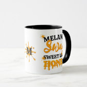 MELANIN Sweet like Honey SWAG Monogram Tasse (VorderseiteRechts)