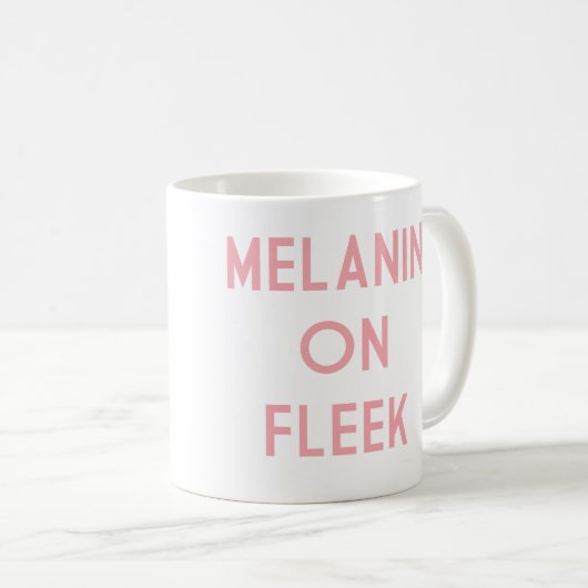 Melanin-Tasse Kaffeetasse (VorderseiteRechts)