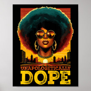 Melanin Unapologetisch Drogendroge Juneteenteent B Poster